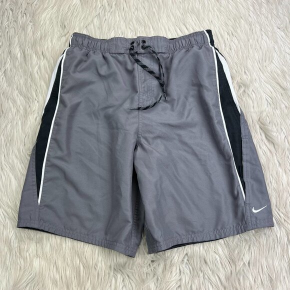 Nike Other - Nike Men's Gray Colorblock Swim Trunks / Shorts